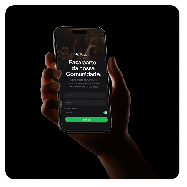 app sistema templo - app membro